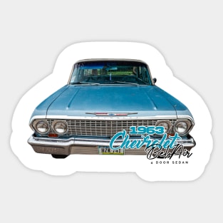 1963 Chevrolet Bel Air 4 Door Sedan Sticker